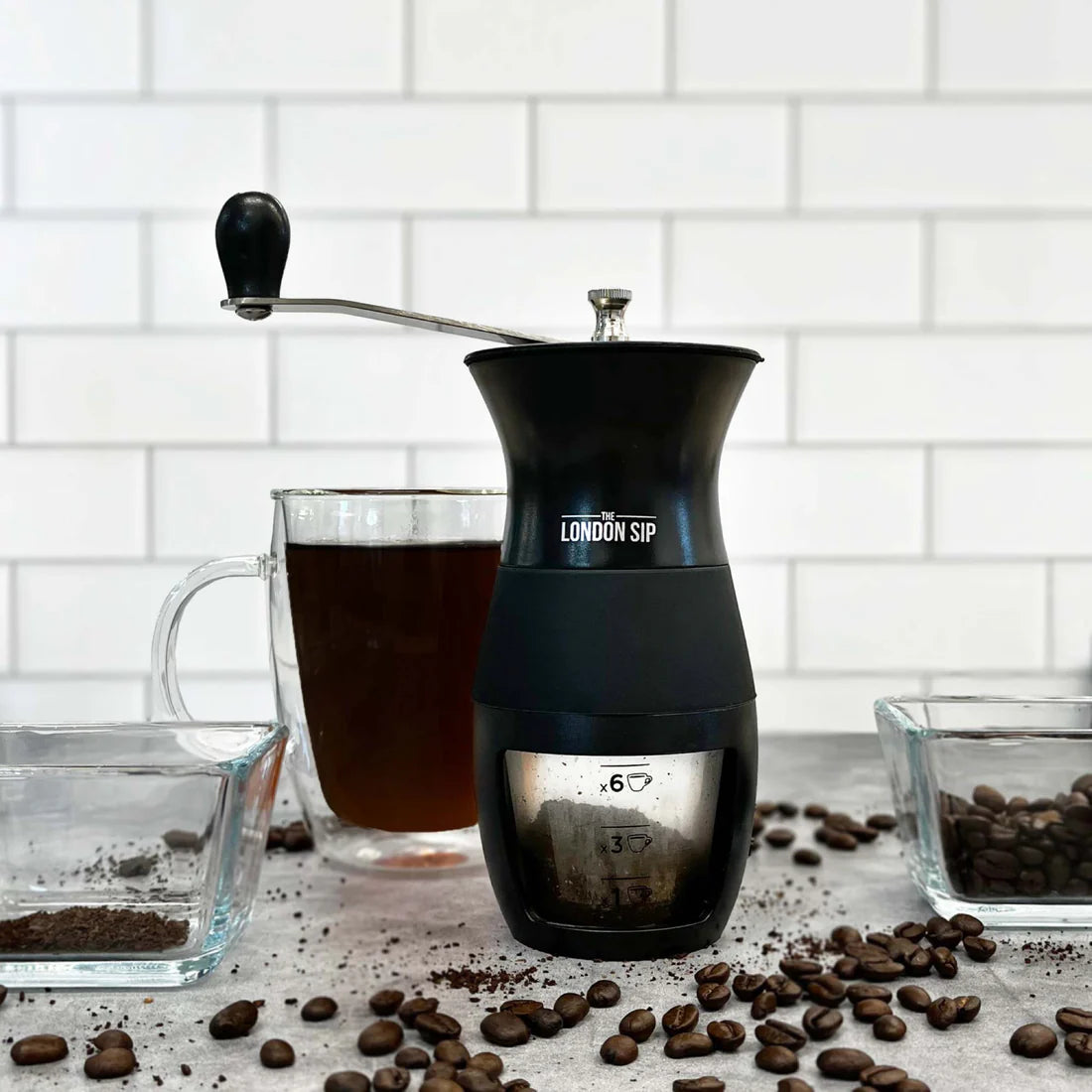 The London Sip Ceramic Burr Coffee Grinder