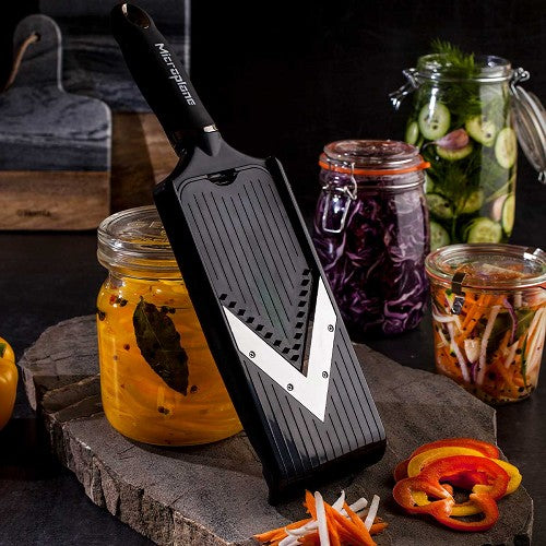 Microplane Adjustable V-Blade Mandoline Vegetable Slicer