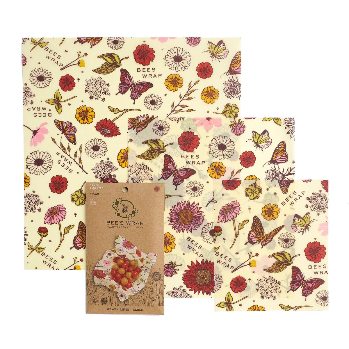 Bee's Wrap Assorted 3-pack - Meadow Magic