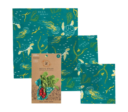 Bee's Wrap "Oceans" Assorted 3 Pack