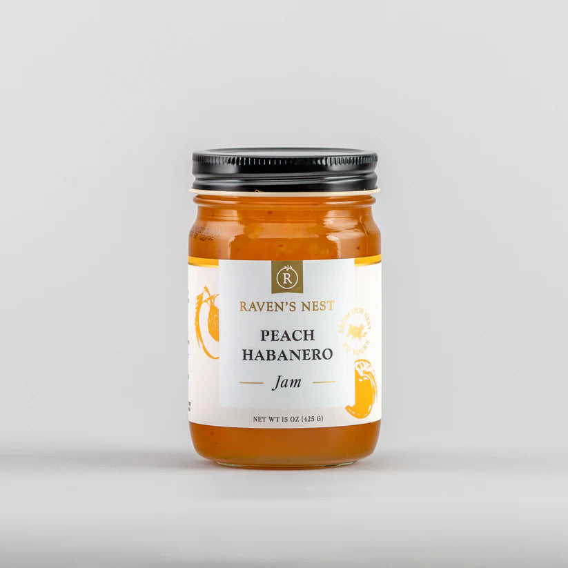 Raven's Nest Peach Habanero Jam - 15 oz.