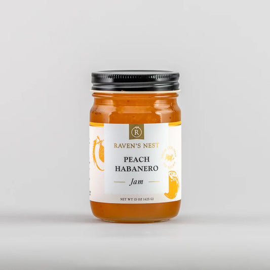 Raven's Nest Peach Habanero Jam - 15 oz.