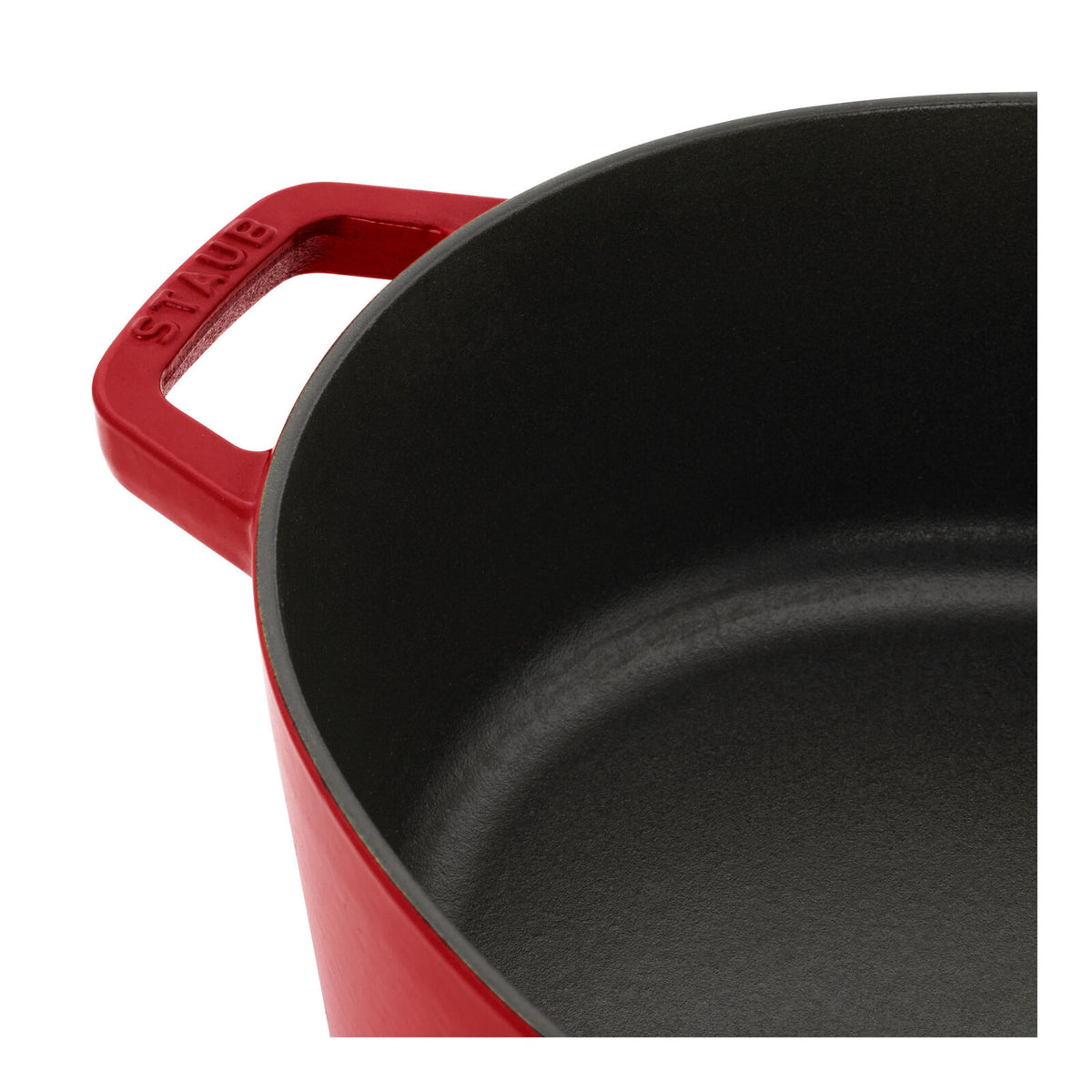 Staub 6 qt, Wide Oval French Oven, Cherry