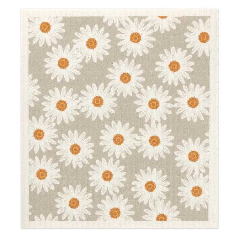 Mu Kitchen Daisies Swedish Dishcloth