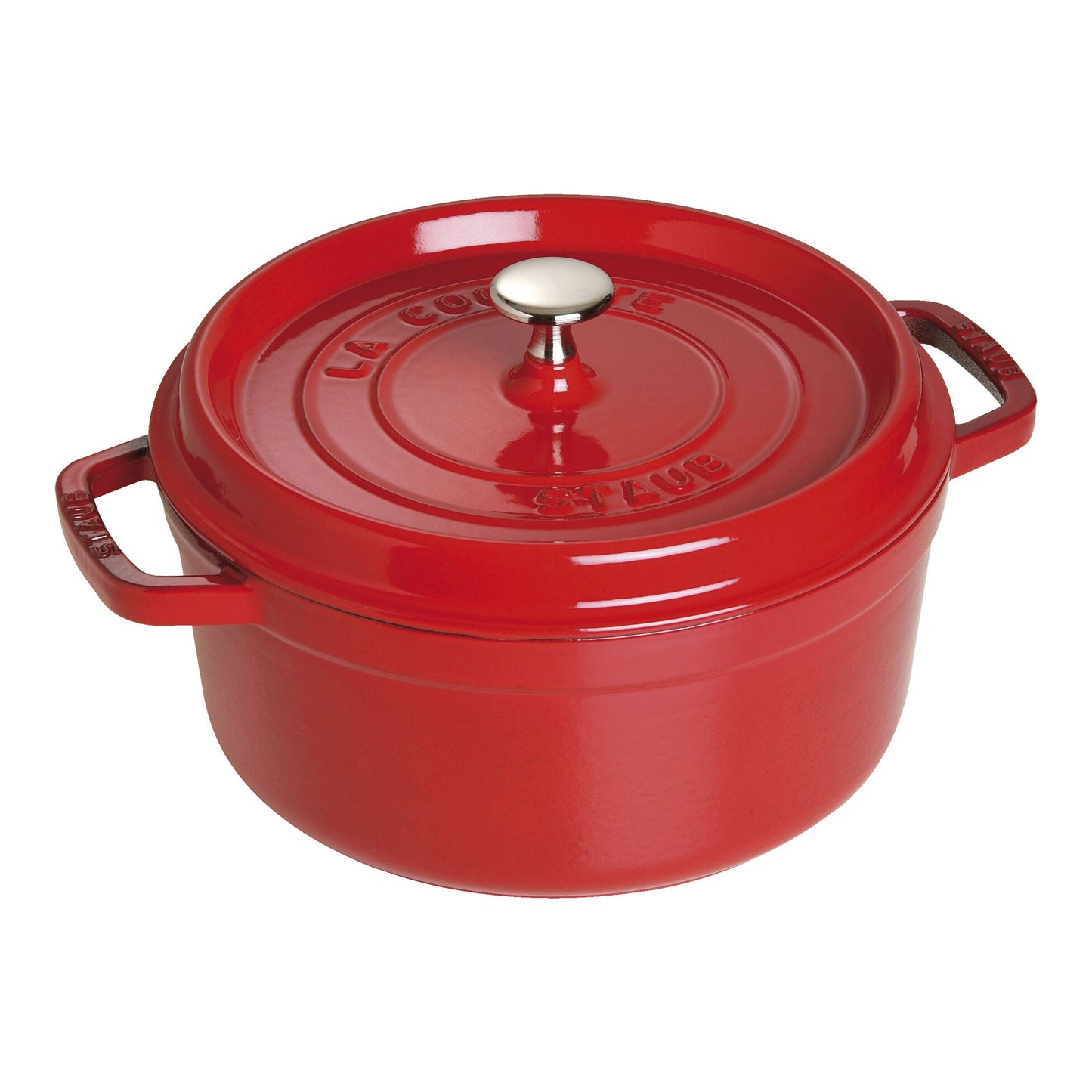 Staub Cast Iron 4 qt, Round, Dutch Oven w/ Cast Iron Lid