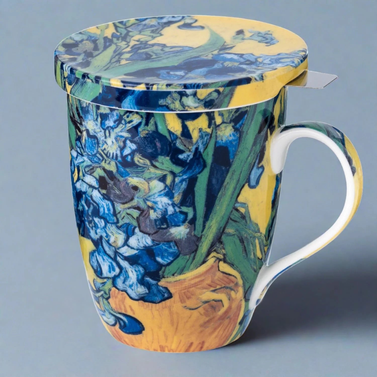 McIntosh Van Gogh Irises Tea Mug - Thumbnail 4