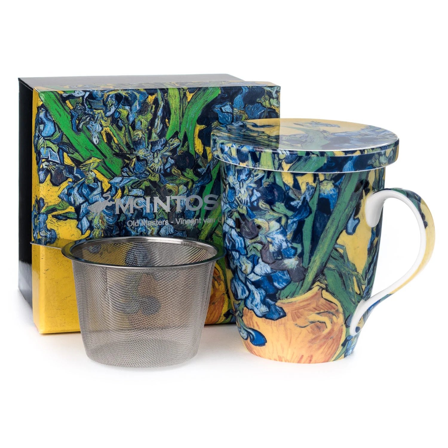 McIntosh Van Gogh Irises Tea Mug - Thumbnail 2