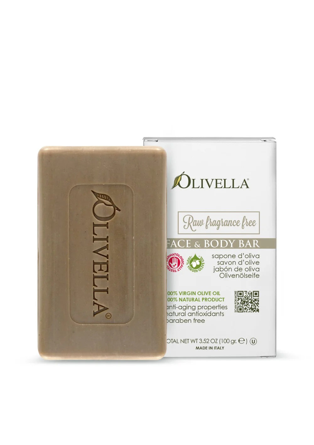 Olivella Bar Soap Fragrance-Free - 3.52 oz