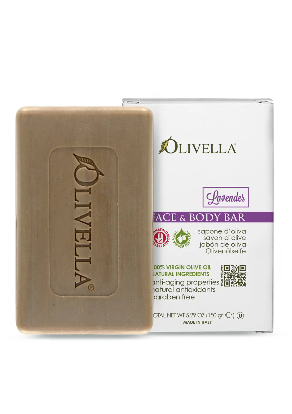 Olivella Bar Soap Lavender - 5.29 oz