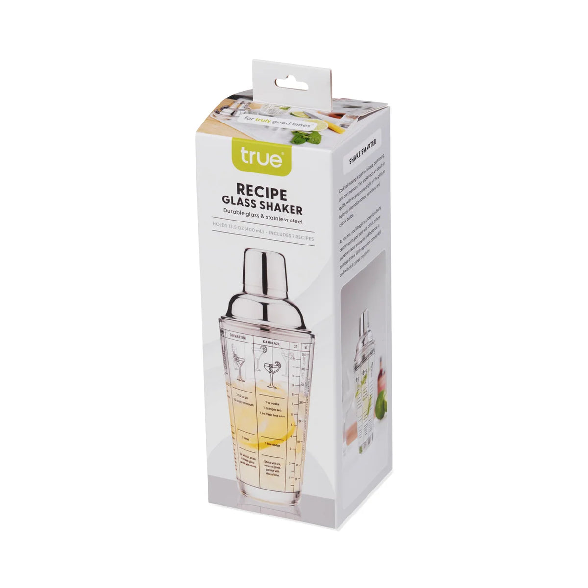 True Glass Recipe Cocktail Shaker