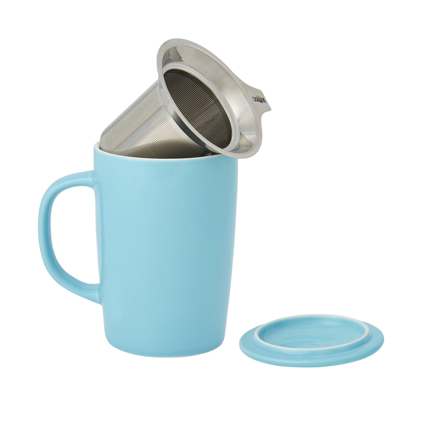 CasaWare Tea Infuser Mug 16oz Pastel Series - Blue
