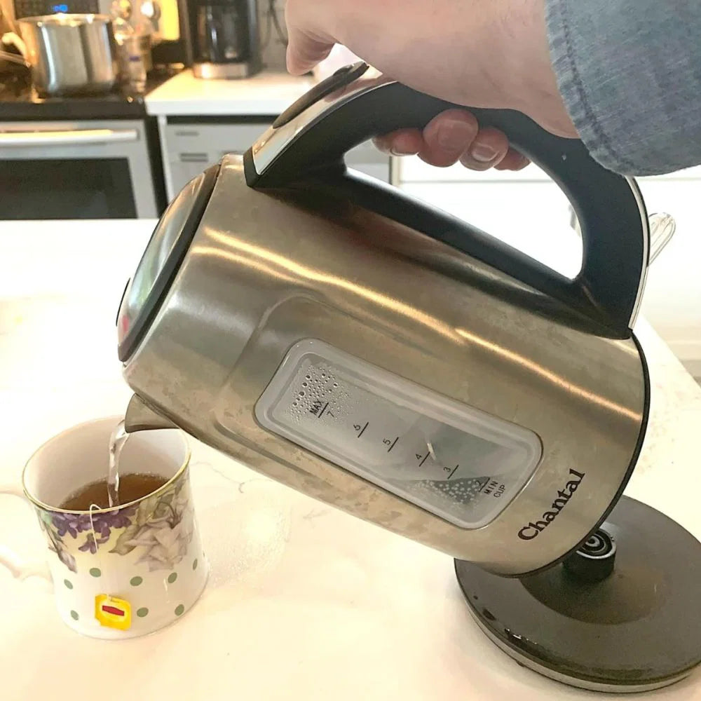 Chantal 1.8 Qt. Jupiter Ekettle Electric Water Kettle | Brushed Stainless Steel