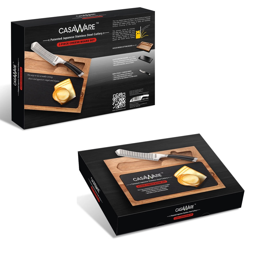 CasaWare Cheese Board 3pc Set