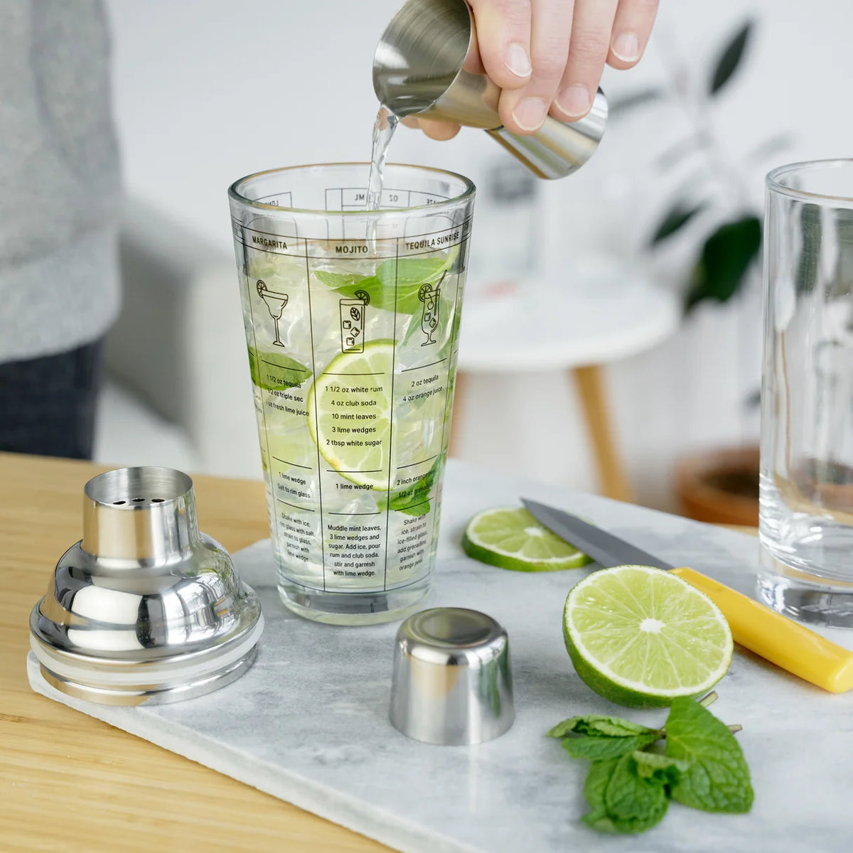 True Glass Recipe Cocktail Shaker