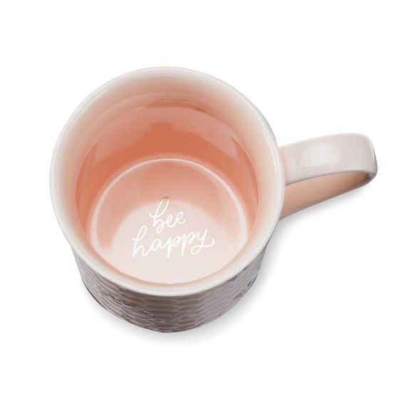 Annette™ Honeycomb Ceramic Tea Mug & Infuser by Pinky Up