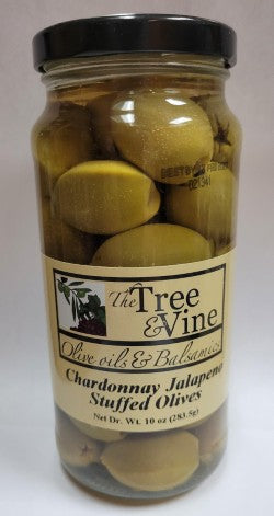 Chardonnay Jalapeno Stuffed Olives - 10 oz