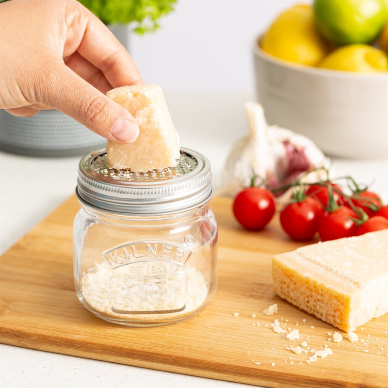 Kilner Storage Jar & Fine Grater Lid - 8.5oz